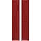 Ekena Millwork Americraft 3-Board Wood 2 Equal Panel Frmd Board-n-Batten Shutters w/Dbl Z-Bar, ARW102BF311X83BRH, PR ARW102BF311X83BRH - alternate 1